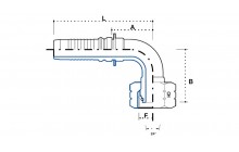 INTERLOCK DKOS (Г) УГЛОВОЙ НИППЕЛЬ 90°