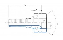 INTERLOCK JIC (Г) ПРЯМОЙ НИППЕЛЬ