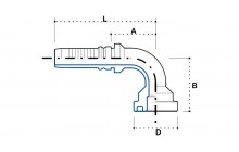 INTERLOCK SF 3000 УГЛОВОЙ 90°