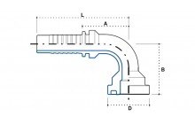 SF 6000 УГЛОВОЙ 90°