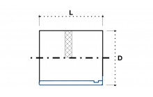 Муфта PTFE (ГЛАДКИЙ)